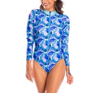 Vestido de Baño Mama -  Entero Cierre Hojas