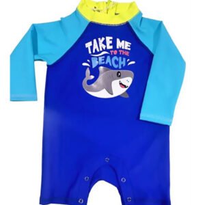 Vestido De Baño Bebé - Traje Enterizo Niño Tiburón
