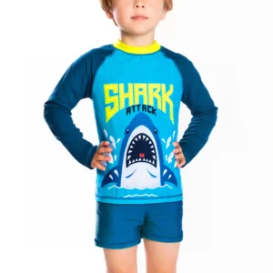 Conjunto de Baño Niño Manga Larga - Shark Attack