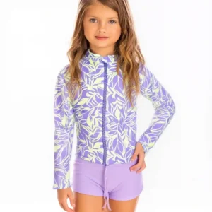 Vestido de Baño Niña Dos Piezas Cachetero Pistacho